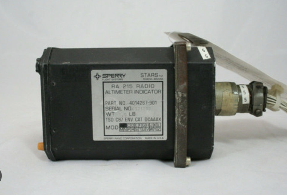 LCD Digital Radio Altimeter ARINC 600 RTCA DO-160G/DO-178C Boeing / Airbus 28VDC